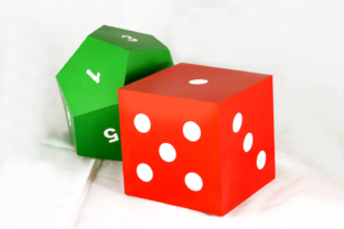 12 Sided and 6 Sided Die Box SVG and PDF Review