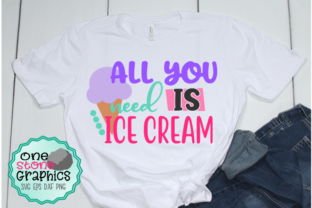 All You Need Is Ice Cream Embroidery Design