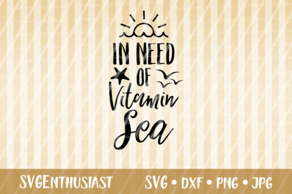 In Need of Vitamin Sea SVG Cut File Review