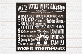 Life is Better in the Backyard SVG Review