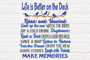 Life is Better on the Deck SVG Review for Real Projects