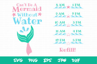 Mermaid Water Bottle Tracker Embroidery Design Review
