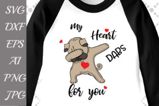My Heart Dabs for You Svg