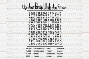 Use Your Brain Bathroom Word Search SVG Review for Real Projects